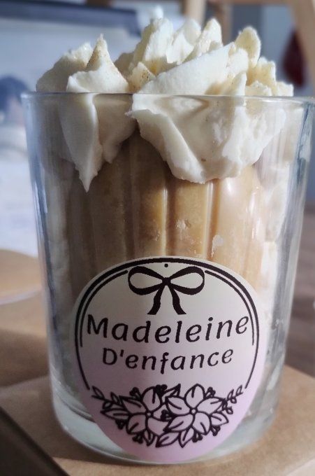 Bougie "Madeleine Gourmande" OFFRE DE LANCEMENT